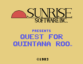 Quest for Quintana Roo Title Screen